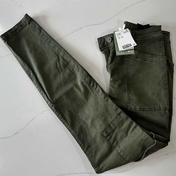 NWT: H & M skinny cargo pants | sz: 2 - Picture 3 of 10